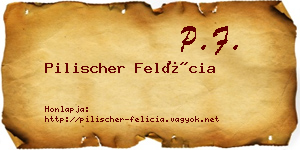 Pilischer Felícia névjegykártya